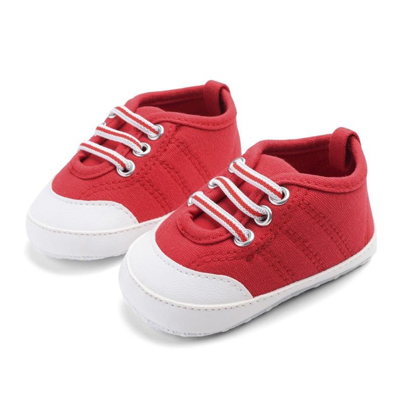 

First Walkers Born Canvas Classic Sports Sneakers Baby Boys Girls Shoes Infant Toddler Soft Sole Anti-slip W