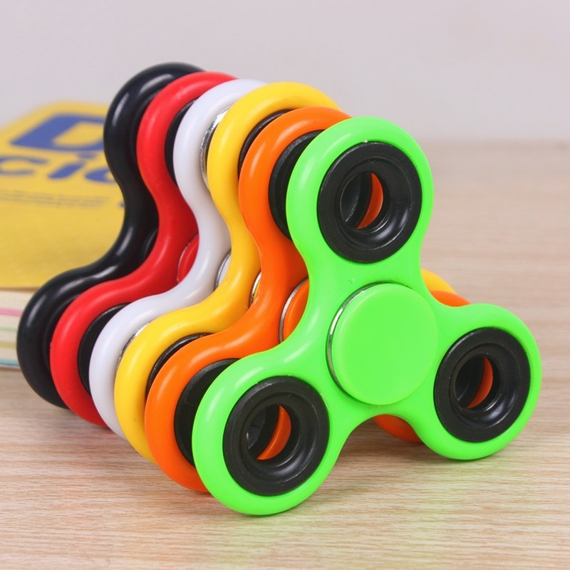 

ABS Fidget Toys EDC Spinner For Autism ADHD Anti Stress Tri-Spinner High Quality Adult Kids Funny