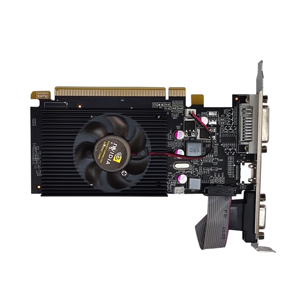 GT210 1G Dual Screen Office High Definition Graphics Half Height Mes Map Discrete Graphics For Large and Small Chassis-image-692381555