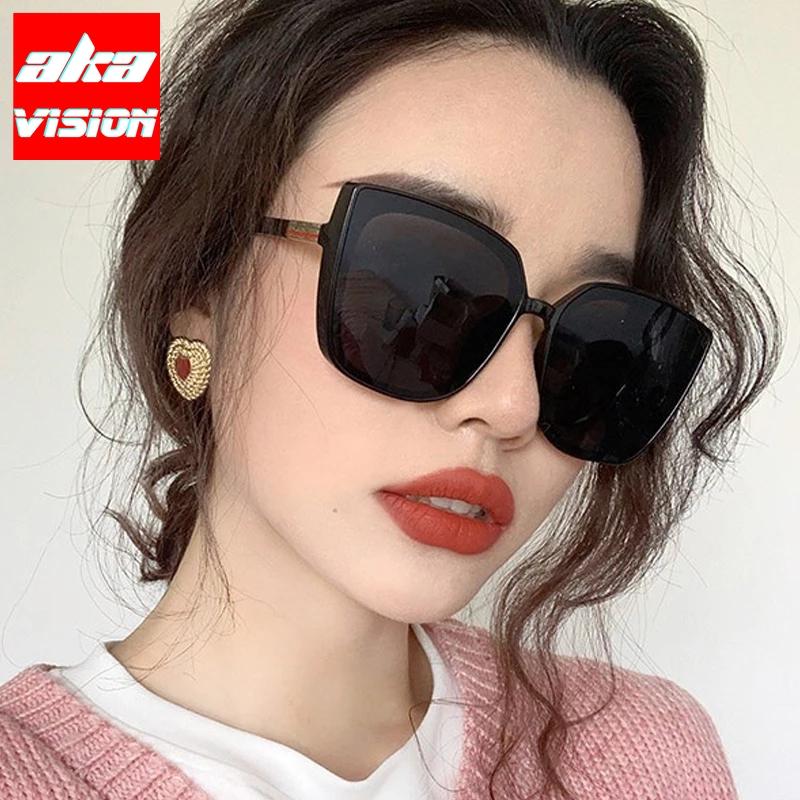 

Sunglasses AKA VISION Cateye Women Retro Square Designer Sun Glasses Vintage Gafas De Sol Hombre