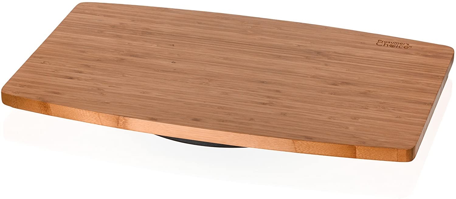 

Prosumer's Choice Natural Bamboo TV Swivel Stand for LED/LCD TV, 21 inch Base Surface