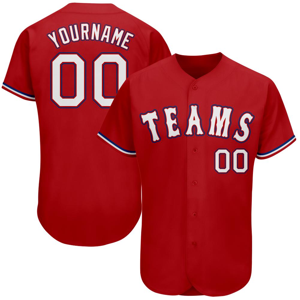 

Custom Red Baseball Jersey 10234, Men size s-4l