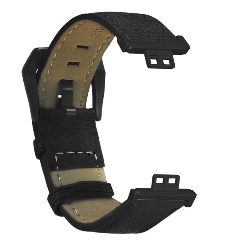 

Watch Bands 2021 Retro PU Leather Wristband Strap Band For-Huawei Fit Smart