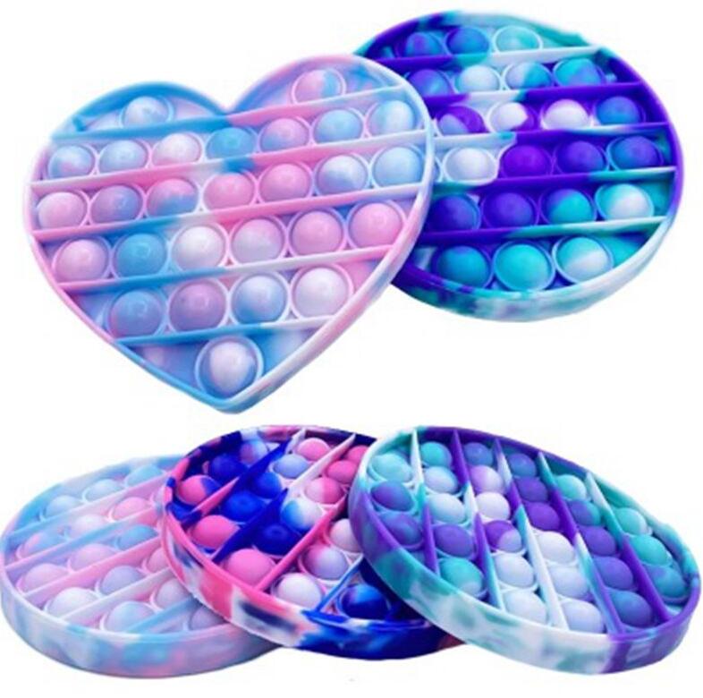 

Push Bubble Fidget Sensory Toy Autism Special Needs Stress Reliever Kids Adult Antistresse Toy Popit Fidget Toys Simple Dimple WWA279