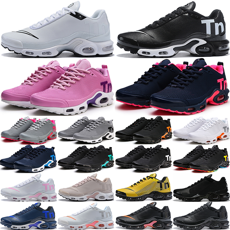 

Mercurial plus tn se men women shoes triple black white trainers outdoor sports sneakers, #13