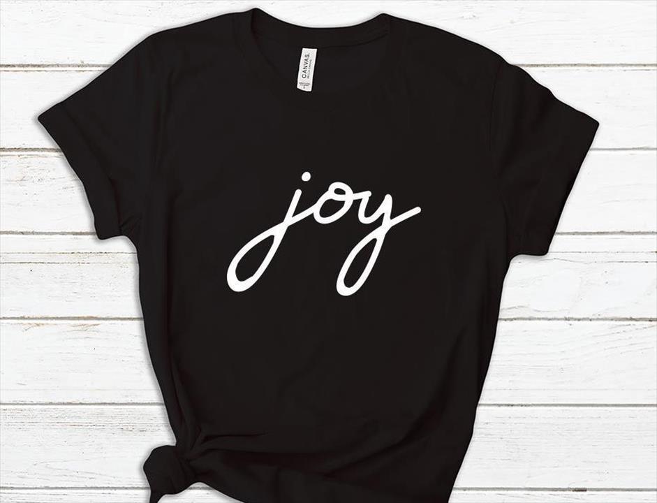 

joy print and women cotton mens womens casual funny lady yong girl tee hipster drop ship s 305, White;black