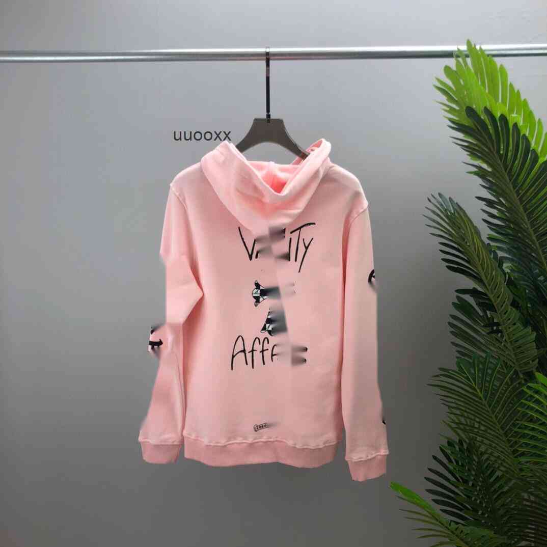 

high quality chromes//heart and winter new Crowe Hoodie men's top Pullover Sanskrit cross printing tide brand hoodie jacket WK63, Black