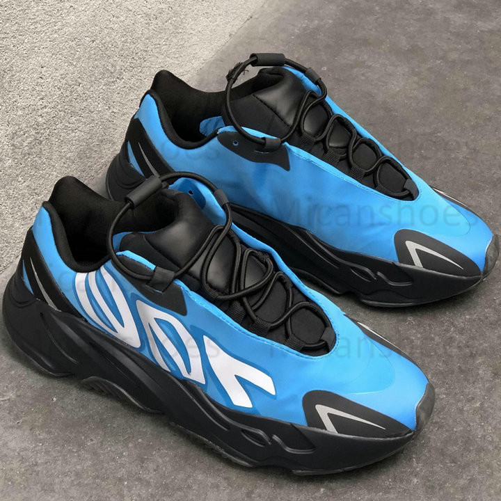 

700 Mnvn Running Shoes mens Reflective CARBON BLUE Tolid Grey Utility Black Vanta Runing trainers Men Women Static sun Sneakers, No shoes