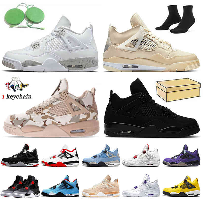

Basketball Shoes JUMPMAN 4 Veterans Day 4s Womens Mens Trainers White Oreo Sail Off 2022 Infrared Shimmer Black Cat Fire Red Sports Sneakers, A58 black 40-47