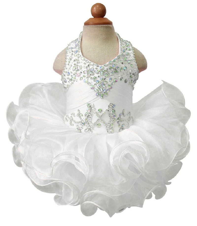 

Halter Toddler Baby Girl Dresses, White