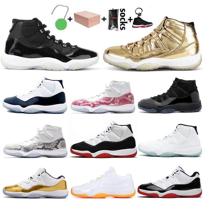 

2021 with Box Jumpman 11 11s Low Legend Blue Men Basketball Shoes Retro Concord 45 Bred Designers Metallic Gold XI 25th Anniversary Sport Sn, #1 36-47 25th anniversary
