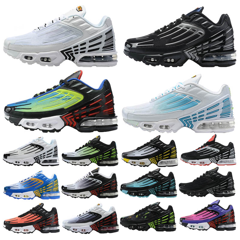 

2021 New Fashion TN Plus V3 Men Women Designer Running Shoes triple Cushion Mens Sneakers White Blue Black Rose training Trainers Sports run Shoe size 36-46, 30