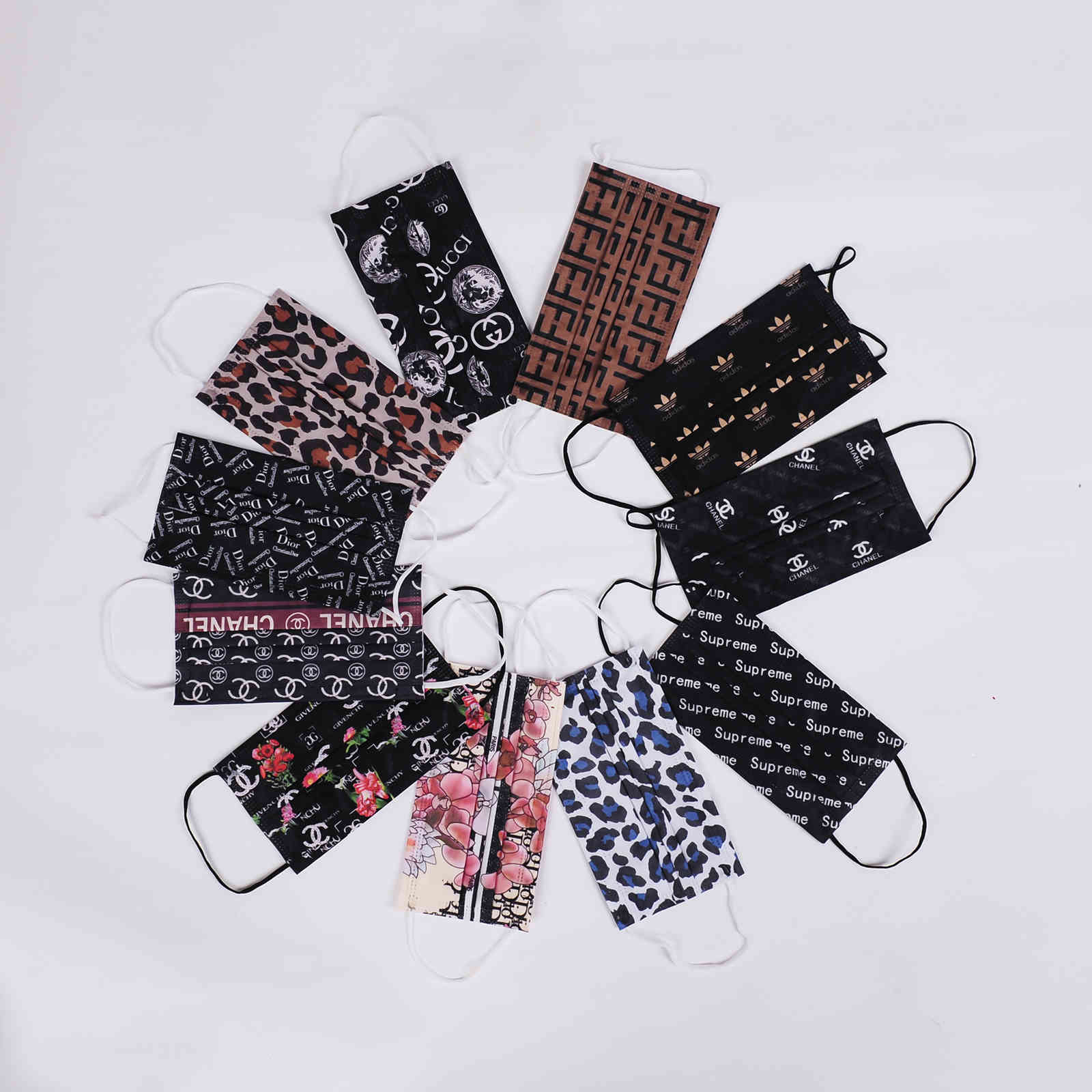 

vibrato with the one fog haze three layer printed flower color mask
