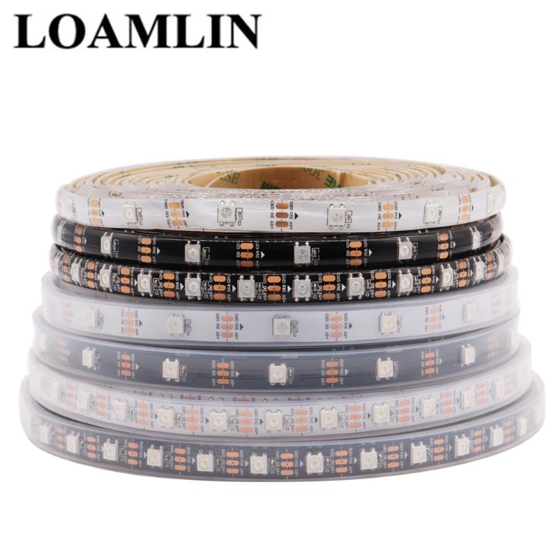 

Strips DC5V WS2812B WS2812 Led Strip,Individually Addressable Smart RGB Strip,Black/White PCB Waterproof IP30/65/67 1-5M