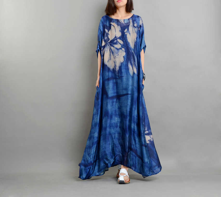 

Spring Summer Silk Chiffon Print O Neck Sling Skirt Two-piece Set Dress for Women 210615, Green