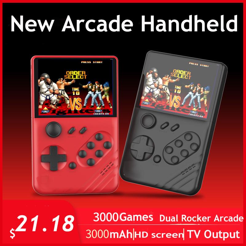 

3.5 Inch Portable Mini Retro Game Console Handheld Player 3000 Games Pocket Arcade Players