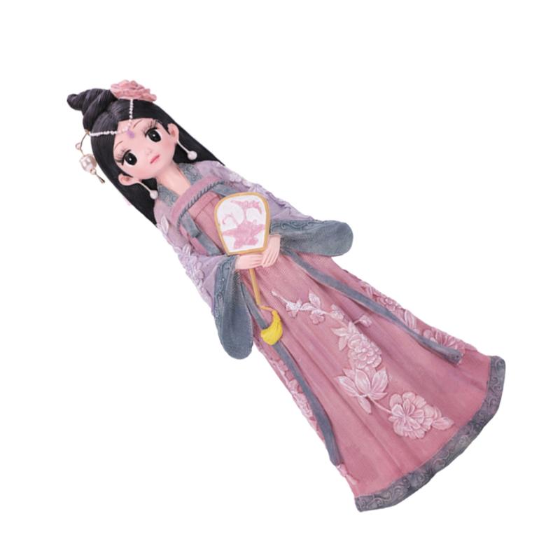 

Resin Han Chinese Clothing Girl Antiquities Adornment Ornament Desktop For Gift (Medium Size Purple +) Garden Decorations