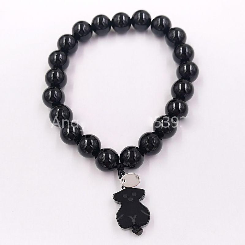 

Authentic 925 Sterling Silver bracelets Silver Bear Color Bracelet Fits European bear Jewelry Style Gift 615431510