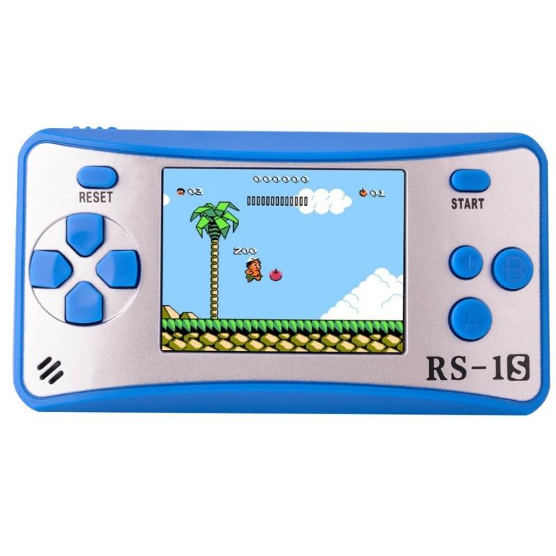 Portable Game Players ES-9 2.5LCDD Handheld Console For Children Built In 168 Old School Games Retro Arcade Gaming Boy Birthday Gift-image-727128396