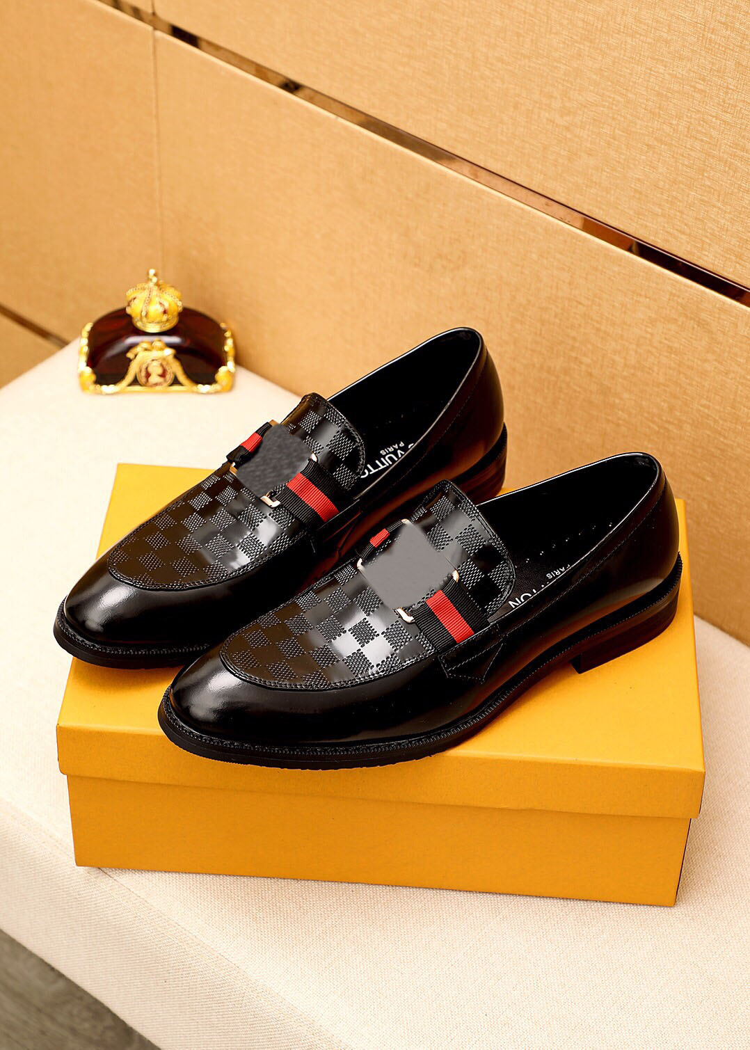 

Classic Business 2021 Men's Party Wedding Dress Shoes Male Fashion Brand Slip On Comfort Casual Breathable Flats Size 38-45, Black