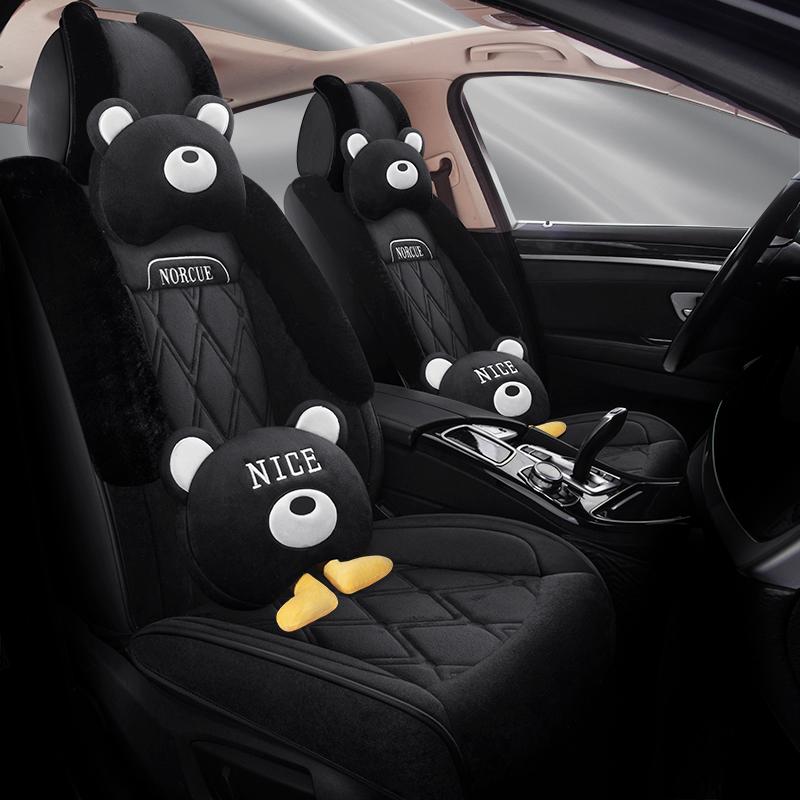

Car Seat Covers Winter Auto Full Coverage Seats Plush Cover For albea Freemont Grande Punto Linea Tipo