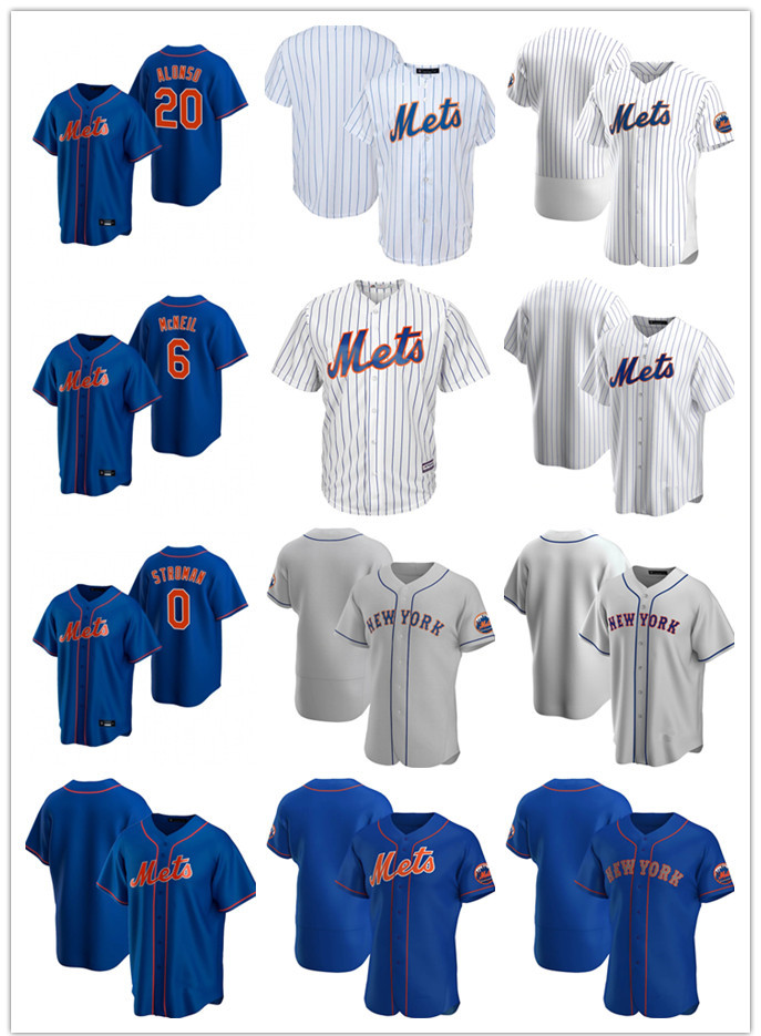 

Custom Jersey Mens women Youth New York Mets 0 Marcus Stroman 6 Jeff McNeil 20 Pete Alonso 31 Mike Piazza Baseball Jerseys, Color