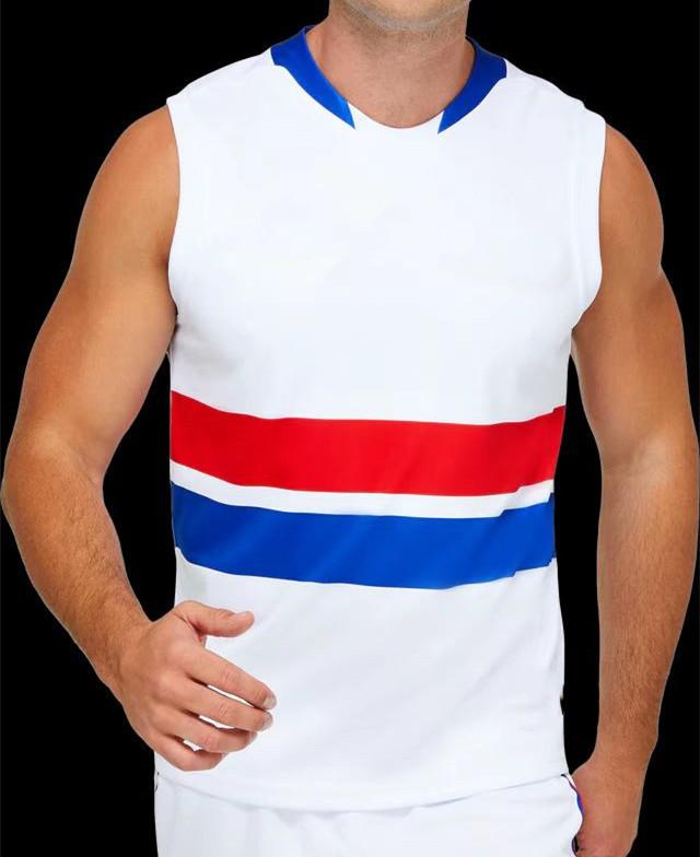 

2021 WESTERN BULLDOGS AWAY GUERNSEY RUGBY JERSEY 2022 Western Bulldog Rugby Guernsey size S--3XL, Black