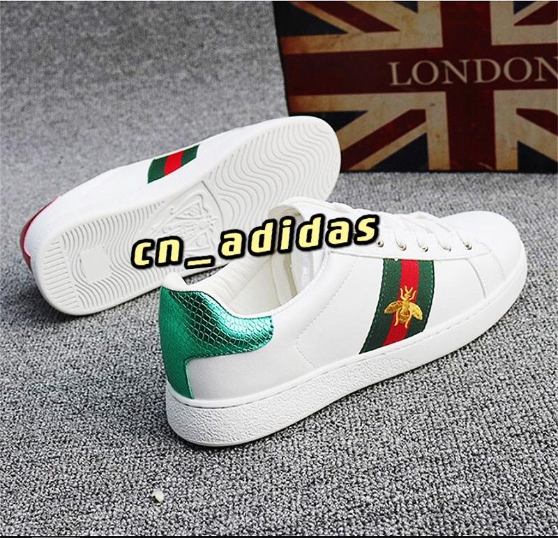 

GS1 top Ace bee Designer GG Men Woman Luxury Triple Casual Shoes Vintage Star Stripe Snake Sneakers platform trainers, Black