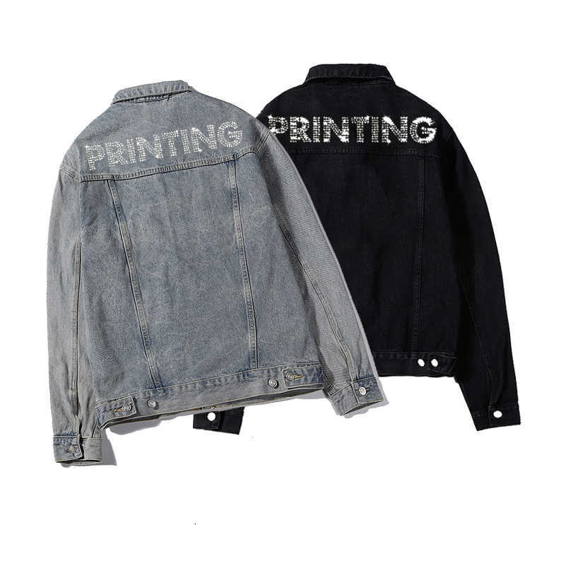 

2021 Mens Womens Designers Denim Jackets Men S Casual Winter Coats Branded Fashion Luxe Mans Jacket Stylist Outwear Clothes Top Quality 21ss, 1-balck-three waves