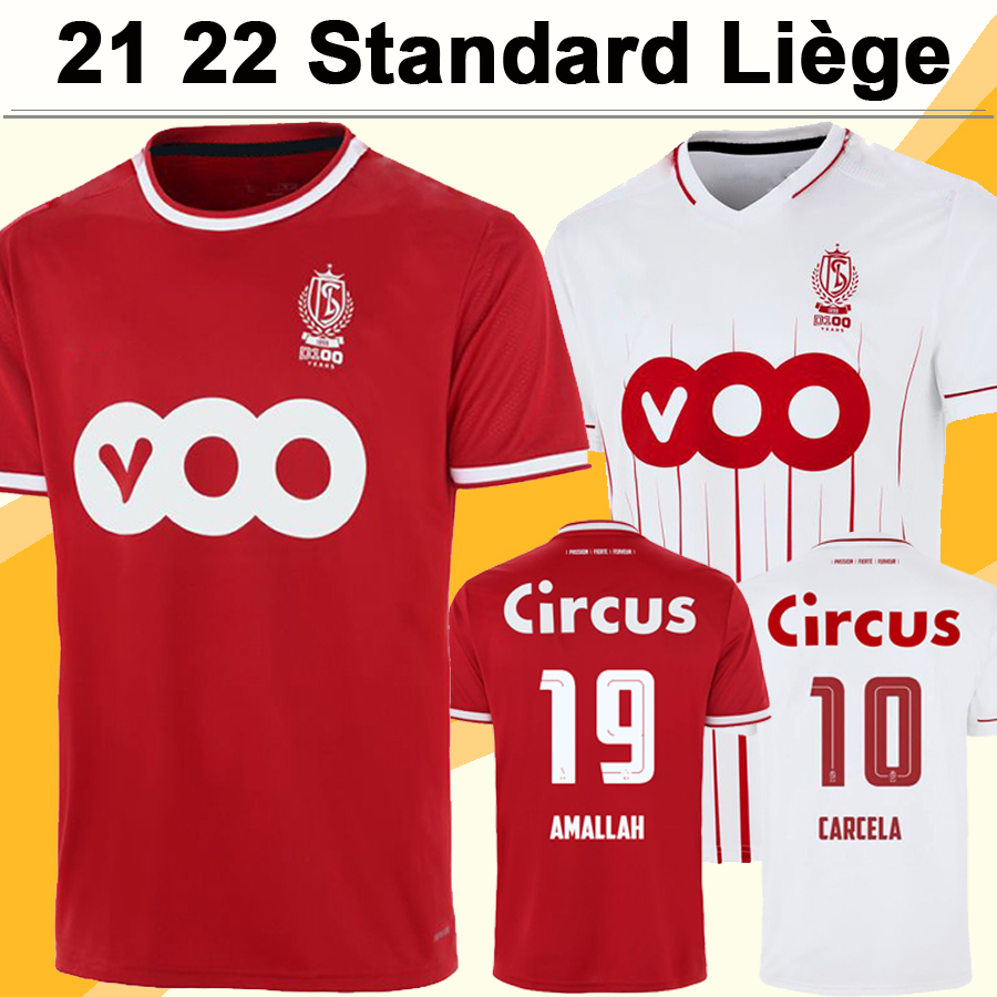 

21 22 Standard de Liège CARCELA Mens Soccer Jerseys AMALLAH BASTIEN GAVORY Home Red Away White Football Shirt VANHEUSDEN CIMIROT Short Sleeve, Qm3498 2122 away no patch
