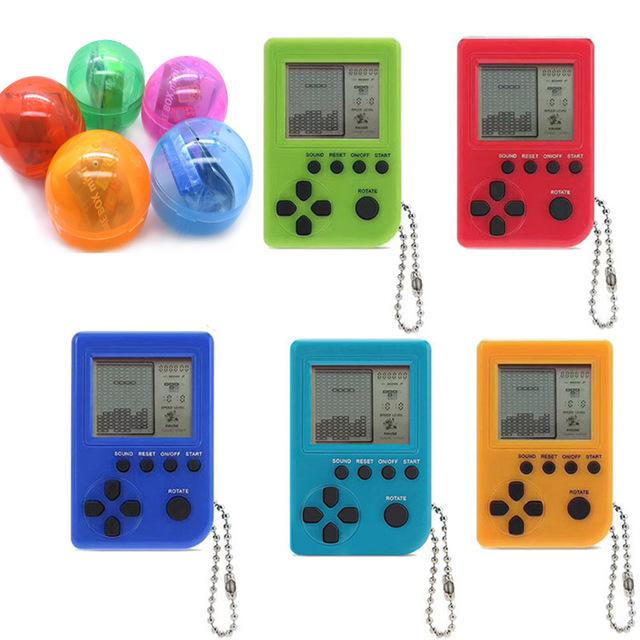 

Portable Game Players Classic Tetris Hand Held LCD Electronic Toys Fun Brick Riddle Handheld Console Fast Ship