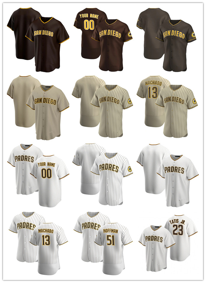 

Custom Jersey Men Youth San Diego Padres 19 Tony Gwynn 23 Fernando Tatis Jr. 51 Trevor Hoffman 13 Manny Machado Baseball Jerseys, Blue;black