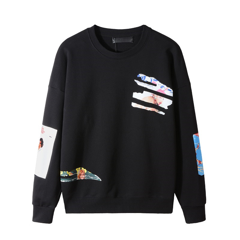 

21SS Mens Hoodies Designer Sweatshirts Hip Hop Womens Sweaters Luxury Design sleeve Men s High Quality Hoodie Winter Size M-2XL, Black