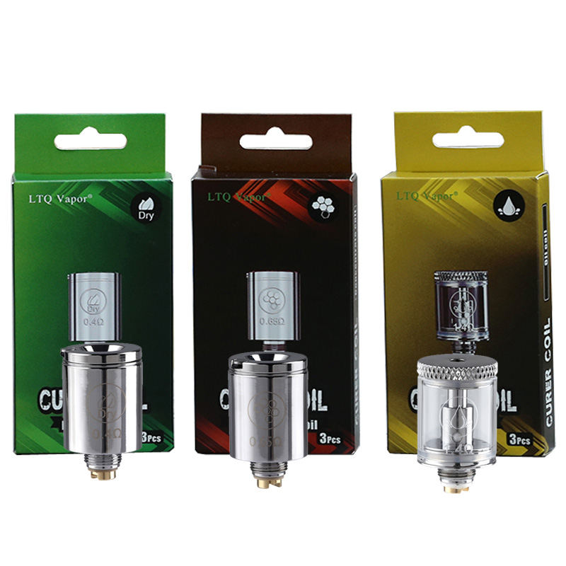 

Original LTQ Curer Coil Coils Quartz Wax Ceramic Dry Herb Oil Replacement Head Core for 3 in 1 Herbal Atomizer Vaping Kit