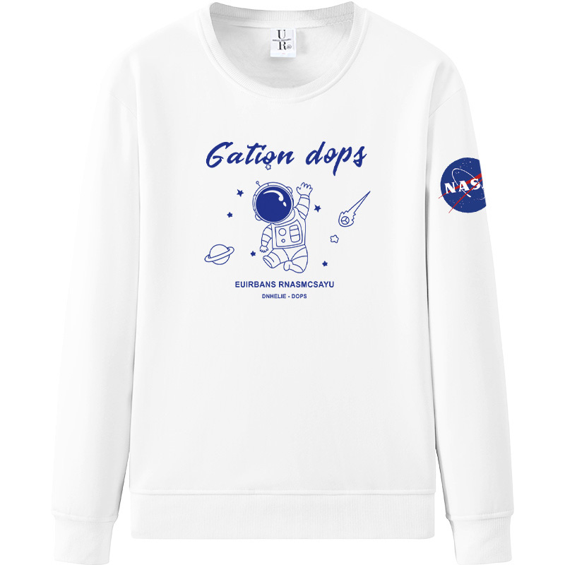 

NASA Hoodie Long Sleeve Hooded Couple Sweater Crew neck Pullover Men Women Plus Size 289, Pink 2