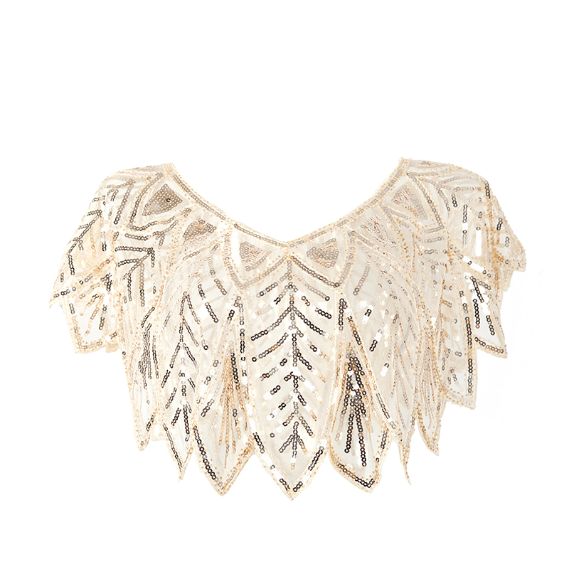 

4 Colors Summer Beading Elegant Shawl Wrap Black Lace Bolero Women Short Cape Sequined Sparking Jacket Shrug Capag