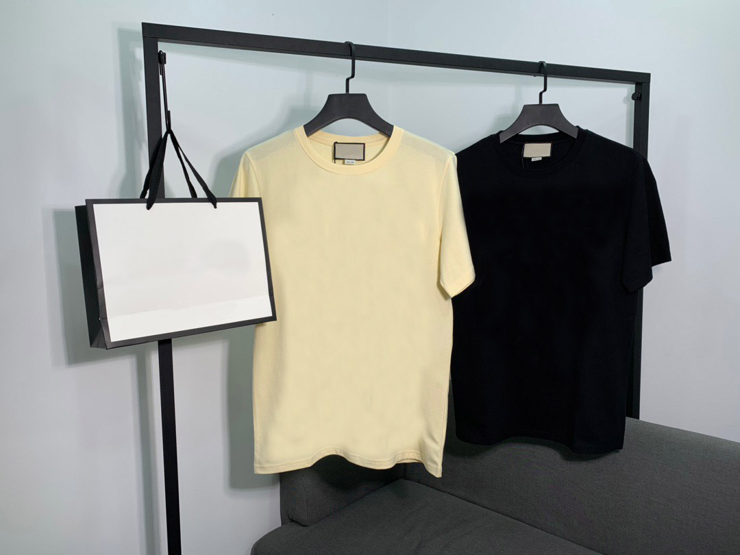 

2021SS New fashion t shirts for men tops Street Style tees Limited edition belt bag shirt dress Recycled polyester texture fabric Perfect, Black