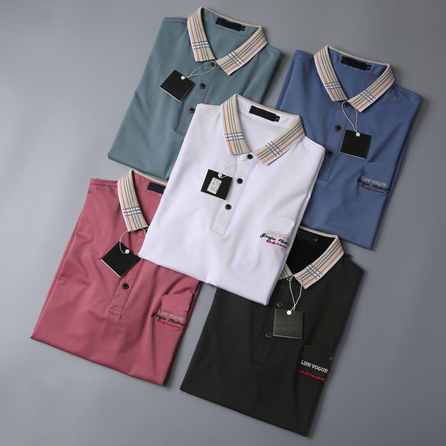 

2022ss Designer Polo Shirts Men Luxury Polos Casual Mens T Shirt Snake Bee Letter Print Embroidery Fashion High Street Man Tee M--3XL082, Blue