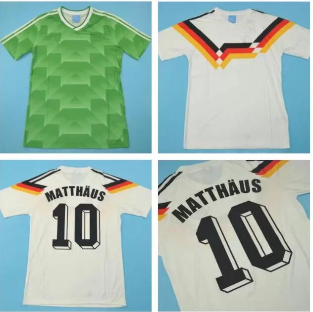 

RETRO soccer jersey vintage Voller 1990 Klinsmann football shirts home white away green Moller camiseta Matthaus Mill Kohler Maillot, Gold