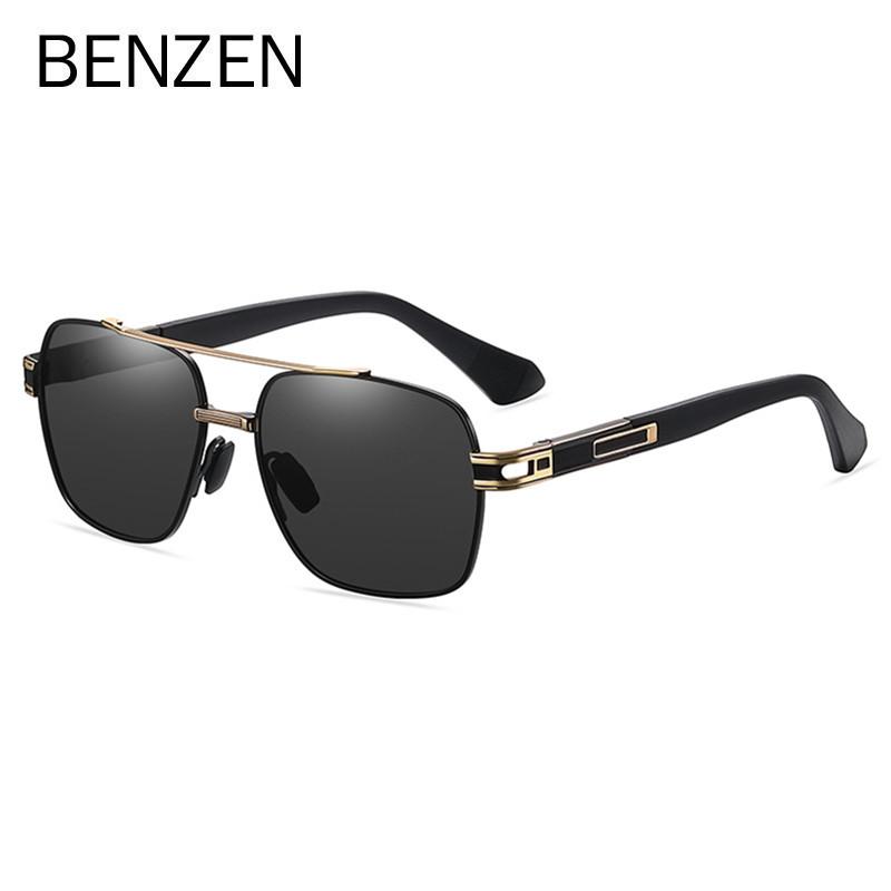 

Sunglasses BENZEN Polarized Men Alloy Male Sun Glasses Women For Man UV400 9609
