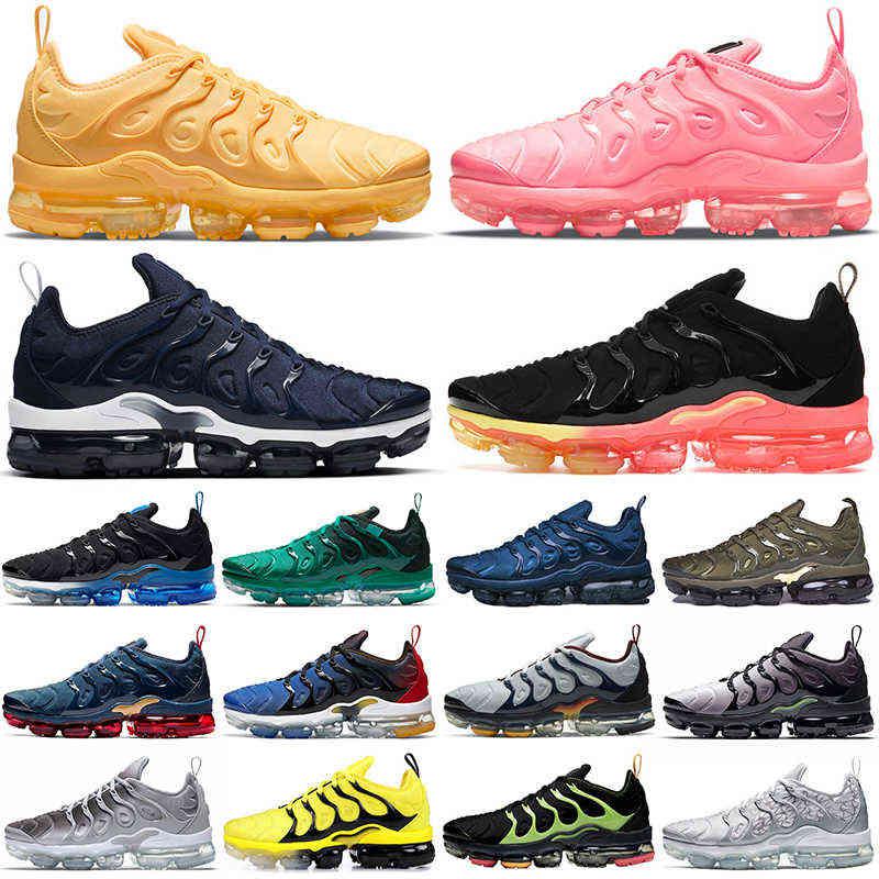 

Tn Plus Max Air Running Shoes Vapor Men Women Cherry Cool Grey Black White Be Ture Pastel Bleached Aqua Neon Tns Mens Womens Outdoor Sports, 40-47 fresh