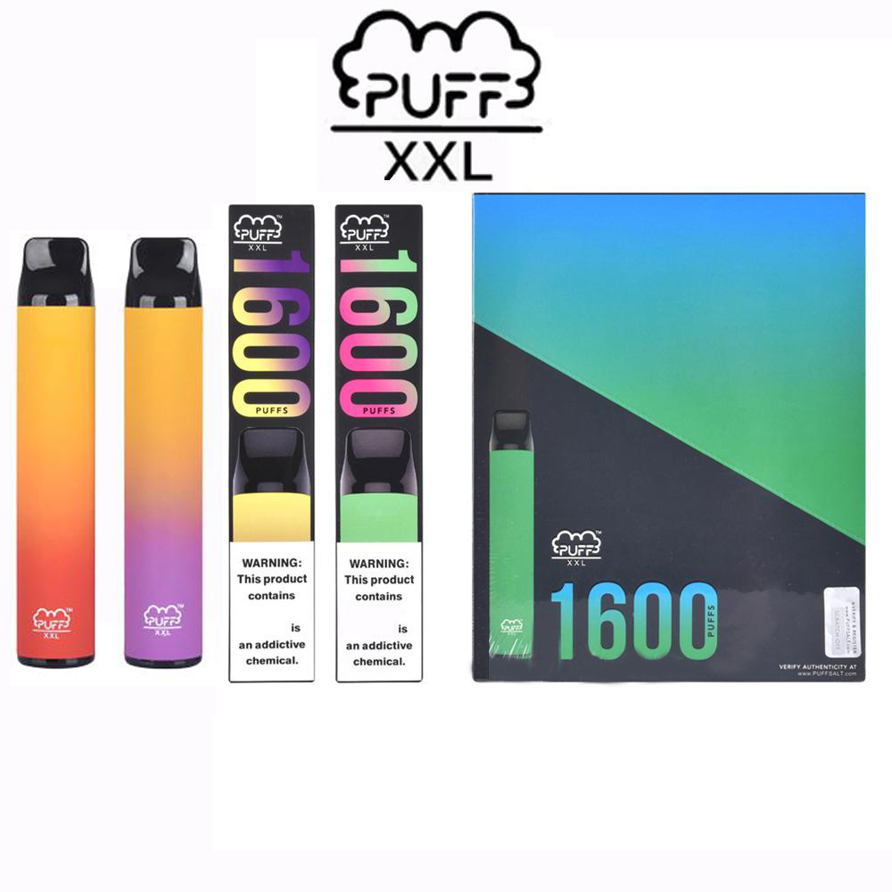 

Puff Bar XXL Disposable Vape Device Pen 1600Puffs Pre-filled 650mh disposable pod kits Portable Vaporizer e Cigarettes