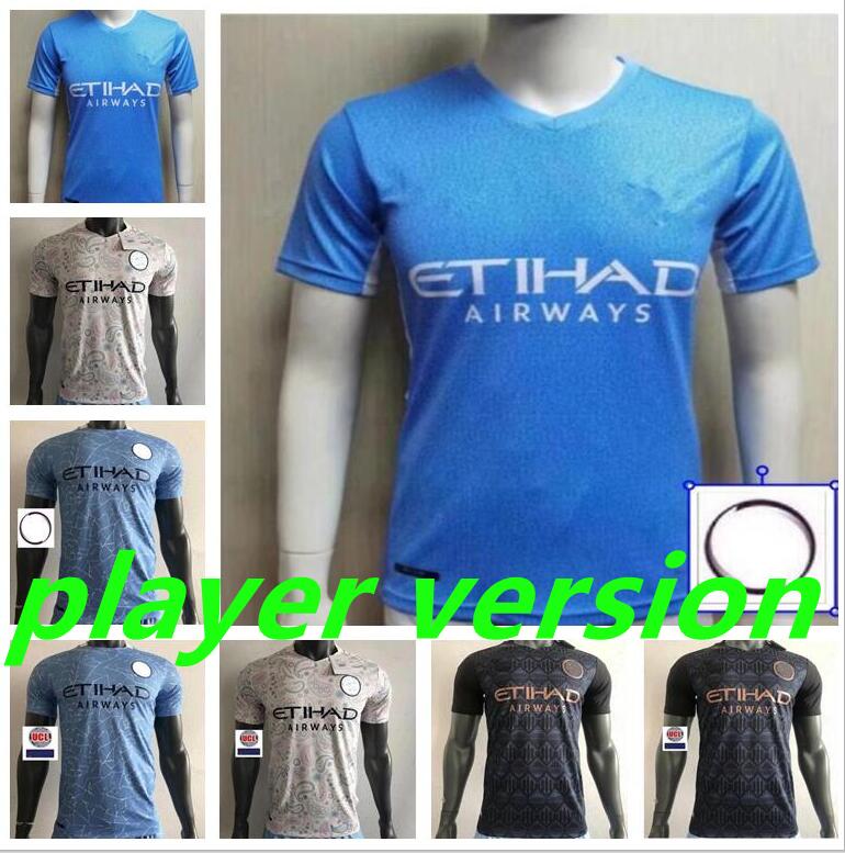 

Player Version BERNARDO Soccer Jersey City 2021 2022 Home away 3rd Maillot Foot KUN AGUERO MAHREZ DE BRUYNE STERLING Football shirt, Black;yellow