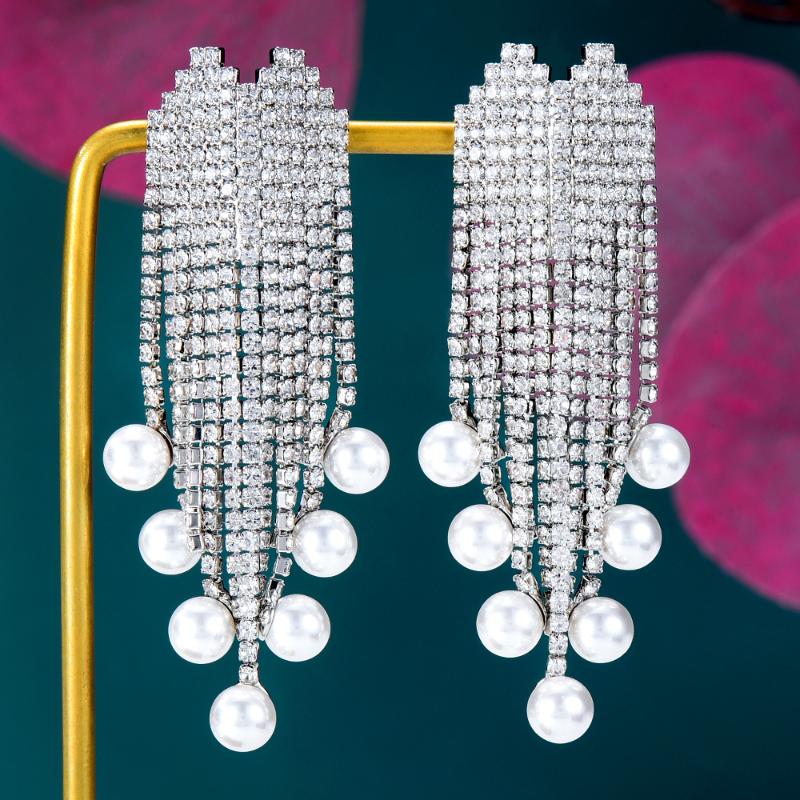 

Dangle & Chandelier GODKI Trendy Heart DISCO BALL Earring For Women Bohemian Earrings Geometric Drop 2021 Brincos Female DIY Fashion Jewelry, Silver