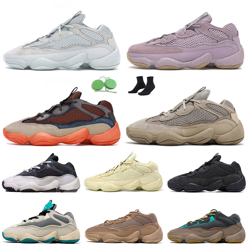 

Top Fashion 2021 Runners 500 Kanye Running Shoes Mens Women Soft Vision Salt Enflame Taupe Light Bone White Utility Black Sneakers Trainers, B7
