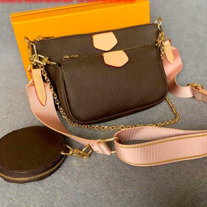 

Women Luxurys Designer chain bags handbags multi pochette triple Multifuncti square real leather shoulder quilted messenger high quality shoesfinder886, Customize