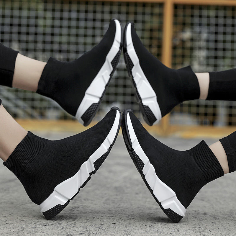 

speed runner 1.0 sock Casual shoes Platform cushion trainer 2.0 Walking Shoe Original Paris Lady Black White Red Lace Sports Sneakers Boots size 5.5-13 US13 With Half, Customize