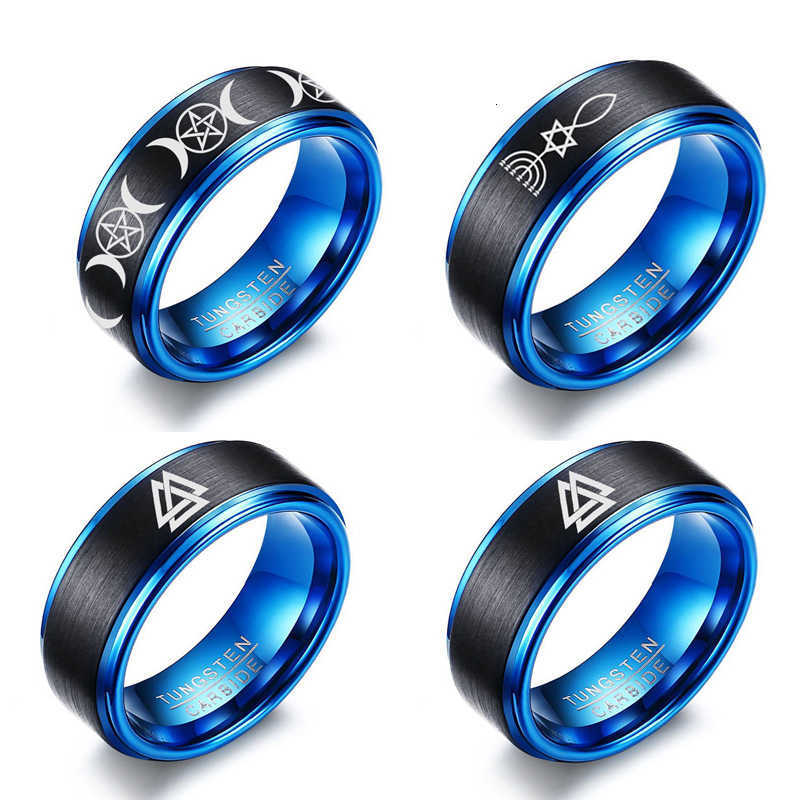 

Tungsten Men's Ring Wedding Brands Engagement Male Boy Anillos Anel Accessories Triforce Jewelry