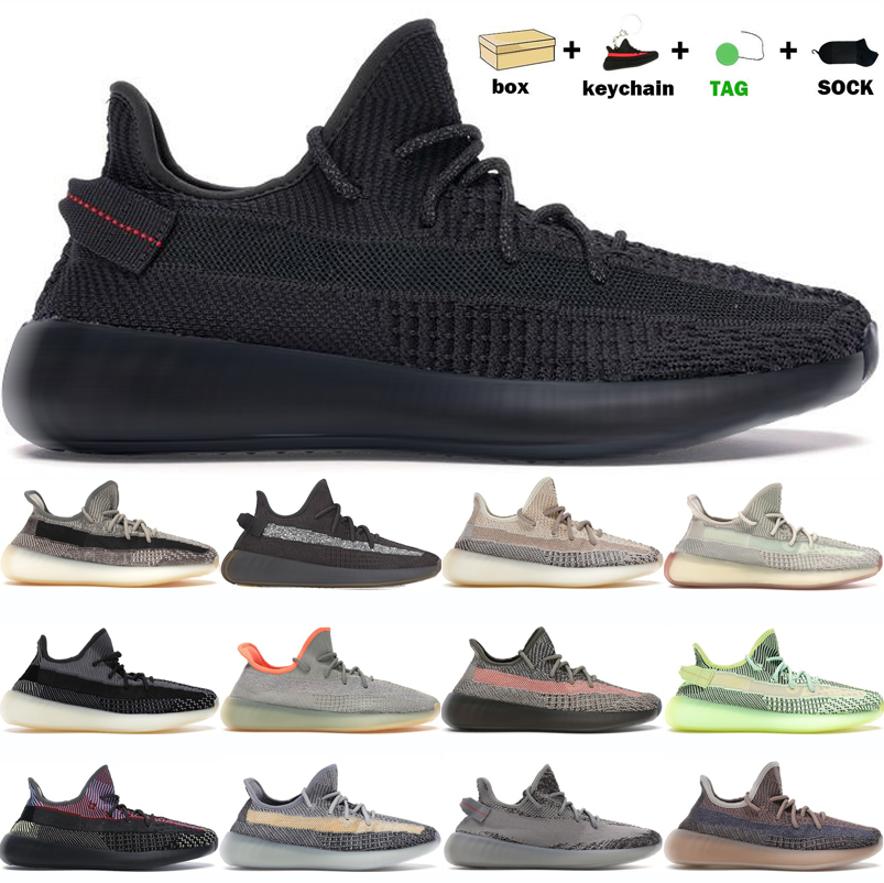 

men women running shoes Static Black Reflective bred cream white desert sage zebra Semi Frozen Yellow mens trainer outdoor sports sneaksers eur 36-47, #26