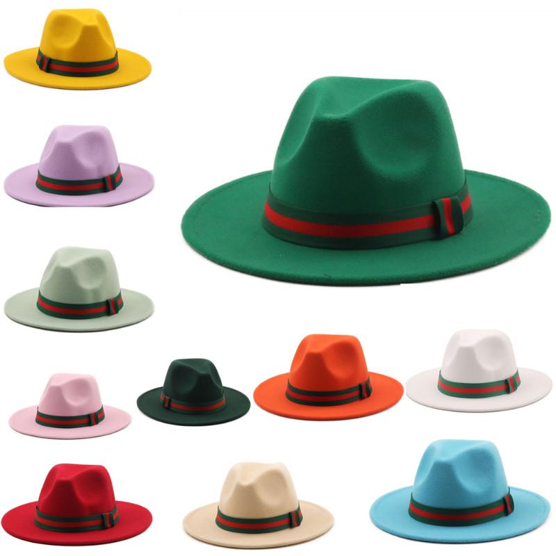 

Stingy Brim Hats Jazz Hat Unisex Fedoras Fashion For Women And Men Rock Star Wholesale